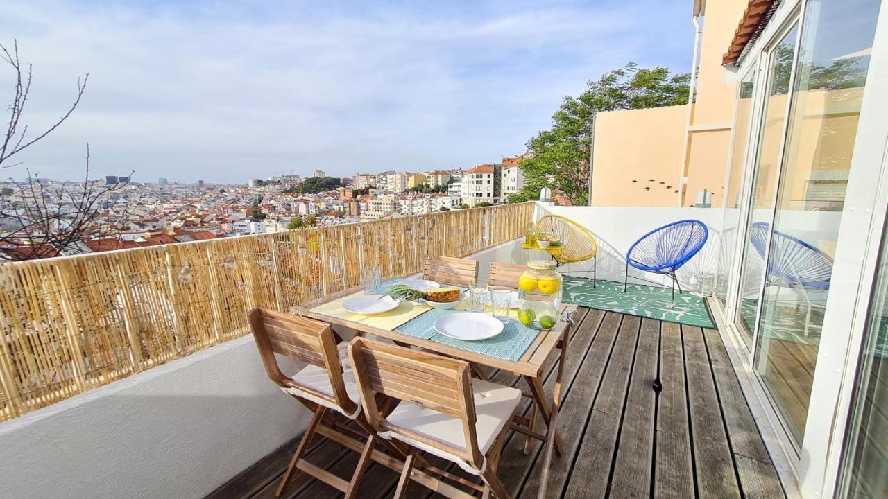 Happy Stay Lisbon - Suite With A View, Private Terrace & Ac Ngoại thất bức ảnh