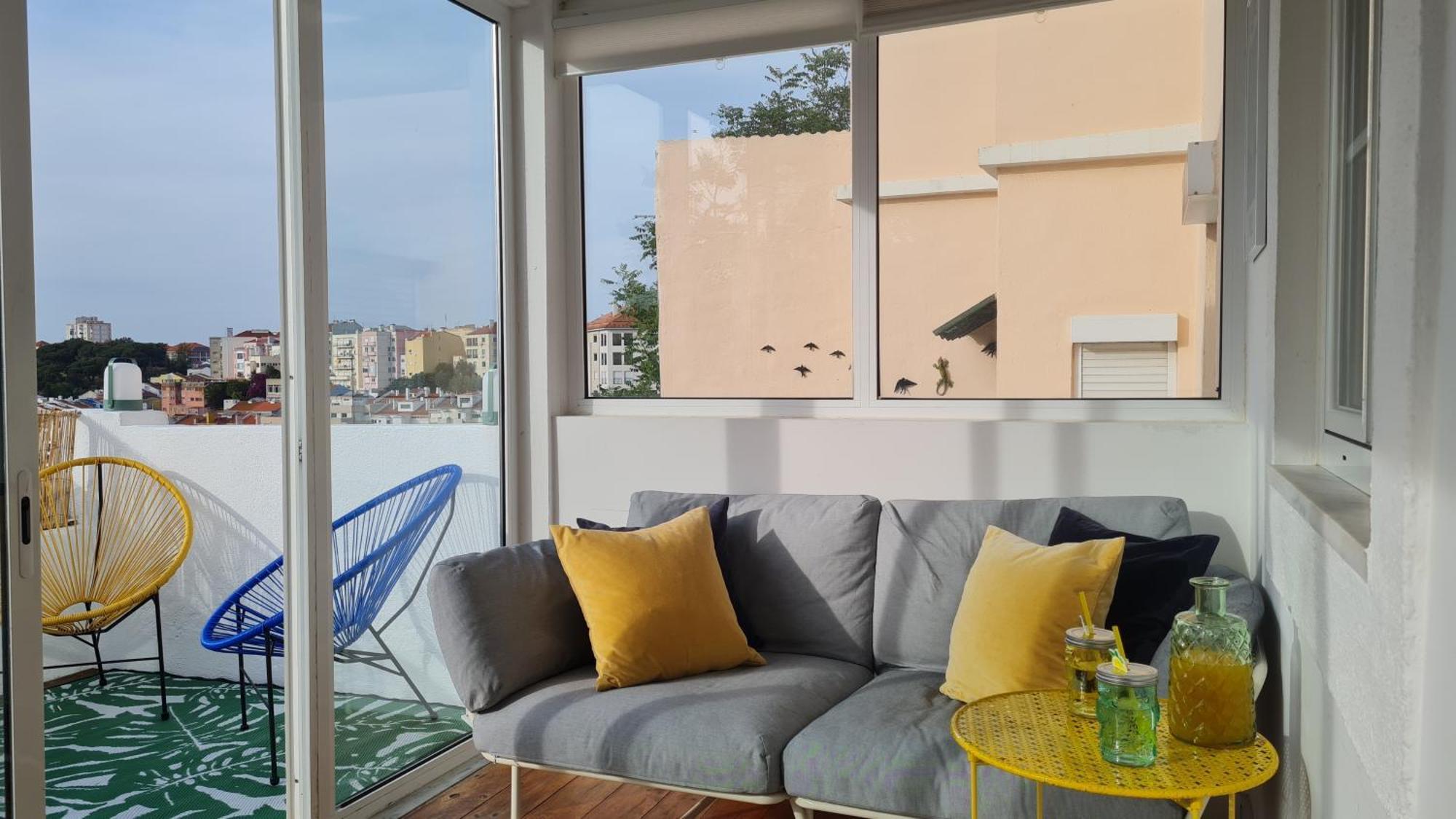 Happy Stay Lisbon - Suite With A View, Private Terrace & Ac Ngoại thất bức ảnh