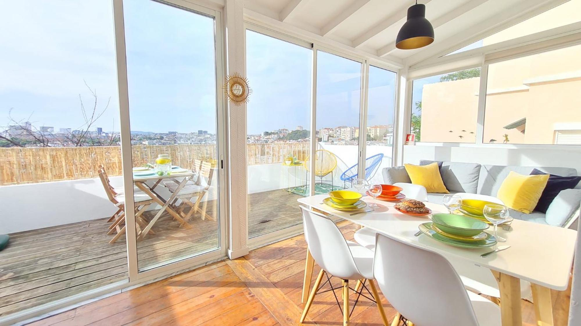Happy Stay Lisbon - Suite With A View, Private Terrace & Ac Ngoại thất bức ảnh